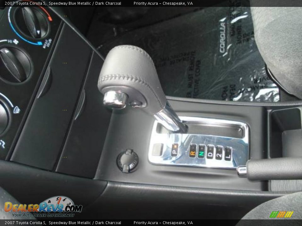 2007 Toyota Corolla S Speedway Blue Metallic / Dark Charcoal Photo #15