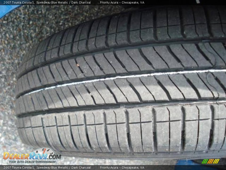 2007 Toyota Corolla S Speedway Blue Metallic / Dark Charcoal Photo #18