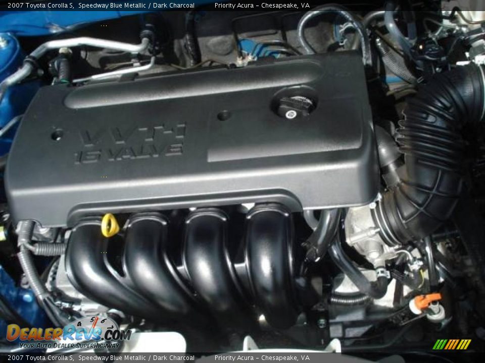 2007 Toyota Corolla S 1.8L DOHC 16V VVT-i 4 Cylinder Engine Photo #19