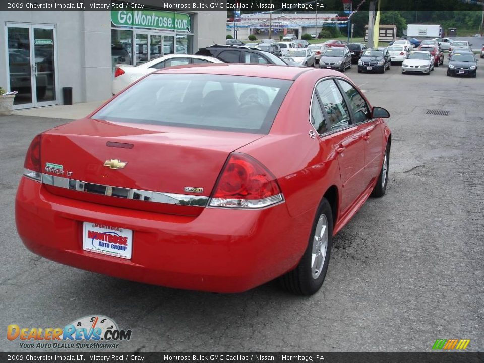 2009 Chevrolet Impala LT Victory Red / Gray Photo #3