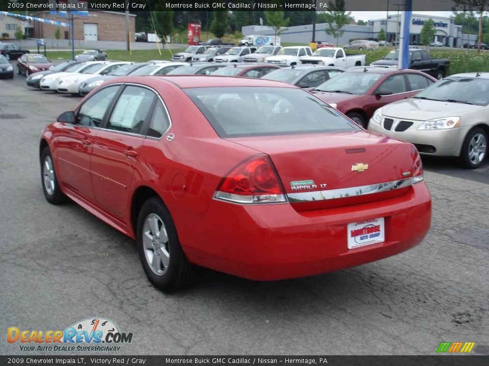 2009 Chevrolet Impala LT Victory Red / Gray Photo #5
