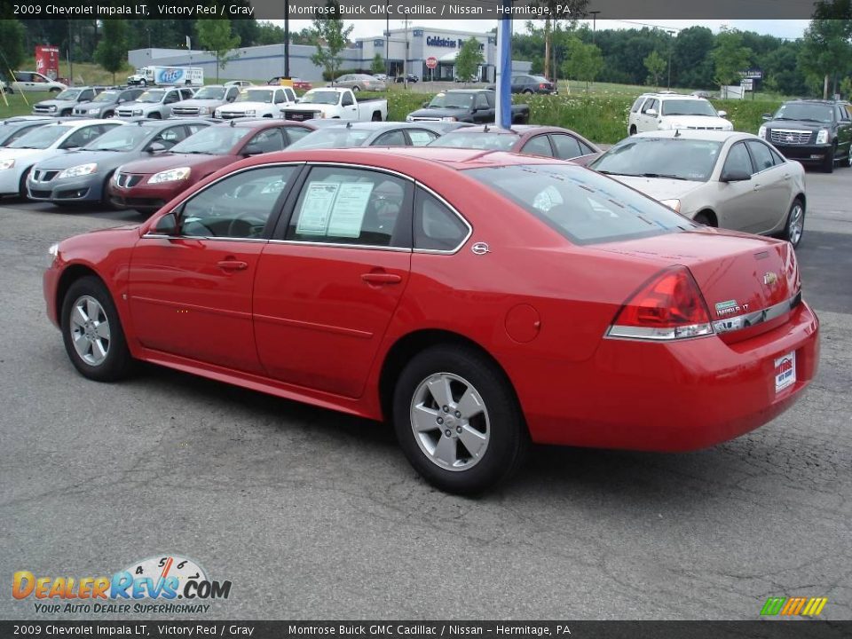 2009 Chevrolet Impala LT Victory Red / Gray Photo #6