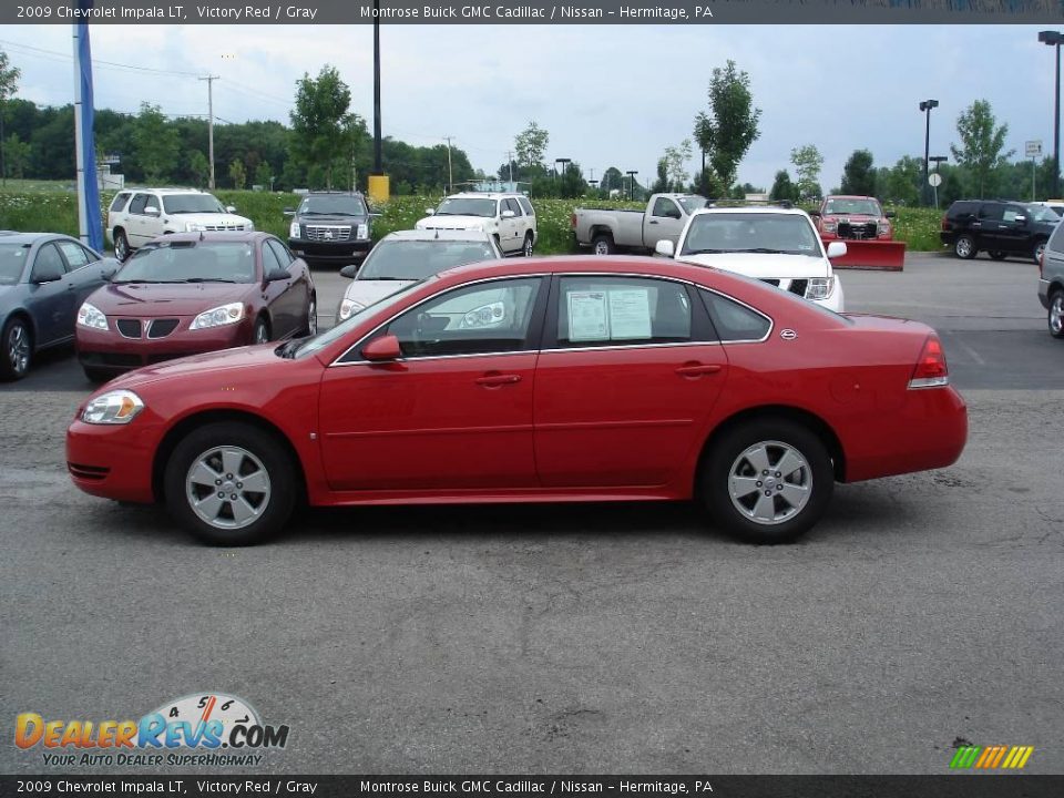 2009 Chevrolet Impala LT Victory Red / Gray Photo #7