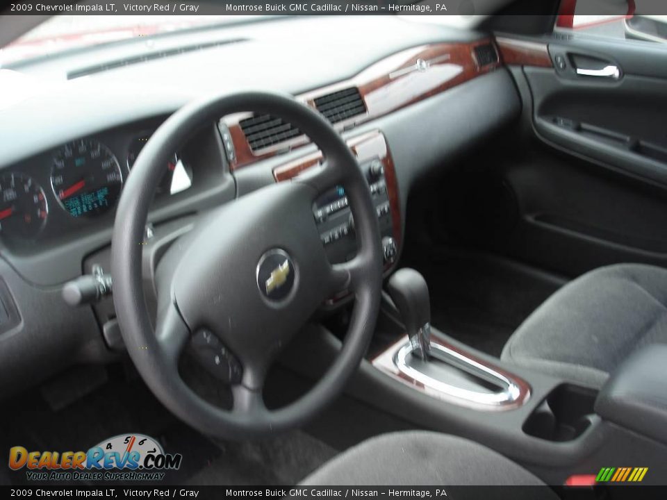 2009 Chevrolet Impala LT Victory Red / Gray Photo #9