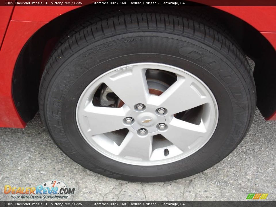 2009 Chevrolet Impala LT Victory Red / Gray Photo #15
