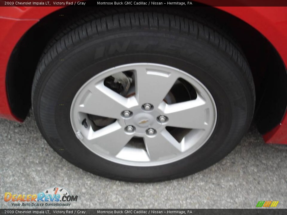 2009 Chevrolet Impala LT Victory Red / Gray Photo #16