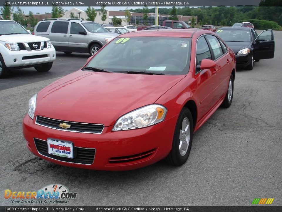 2009 Chevrolet Impala LT Victory Red / Gray Photo #18