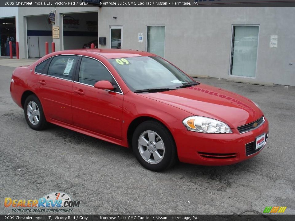 2009 Chevrolet Impala LT Victory Red / Gray Photo #21