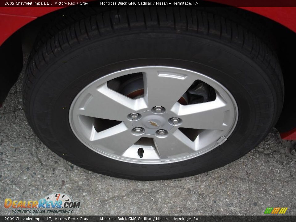 2009 Chevrolet Impala LT Victory Red / Gray Photo #24
