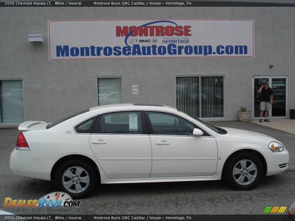 2009 Chevrolet Impala LT White / Neutral Photo #1