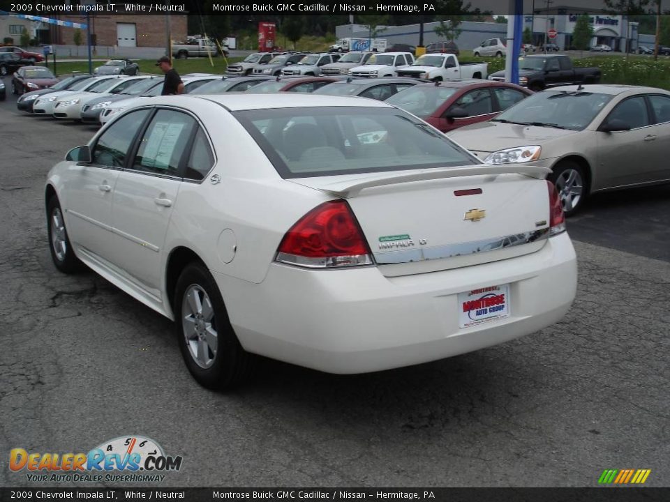 2009 Chevrolet Impala LT White / Neutral Photo #5