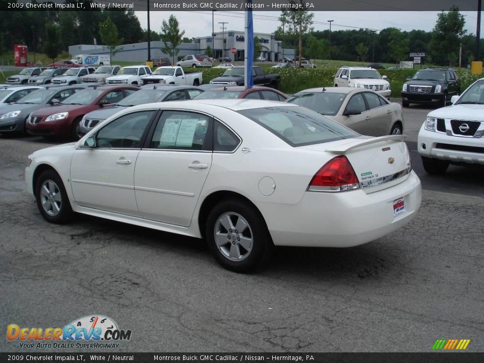 2009 Chevrolet Impala LT White / Neutral Photo #6