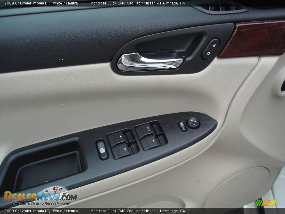2009 Chevrolet Impala LT White / Neutral Photo #26