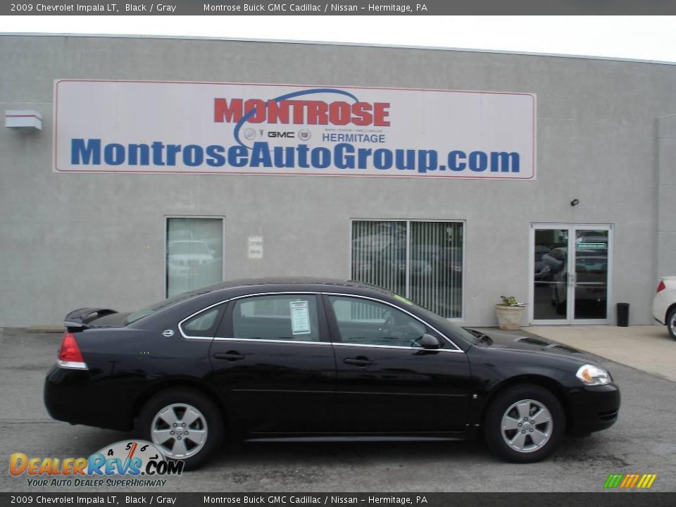 2009 Chevrolet Impala LT Black / Gray Photo #1