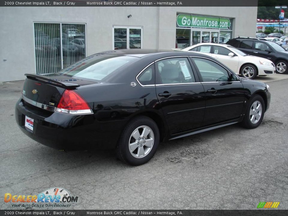 2009 Chevrolet Impala LT Black / Gray Photo #2