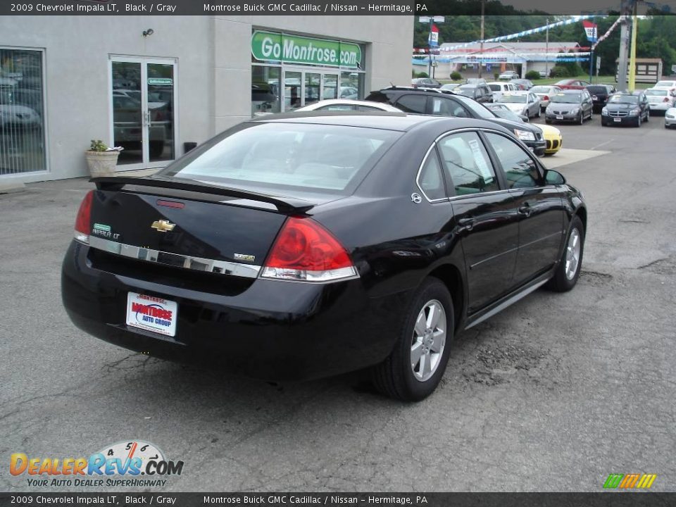 2009 Chevrolet Impala LT Black / Gray Photo #3