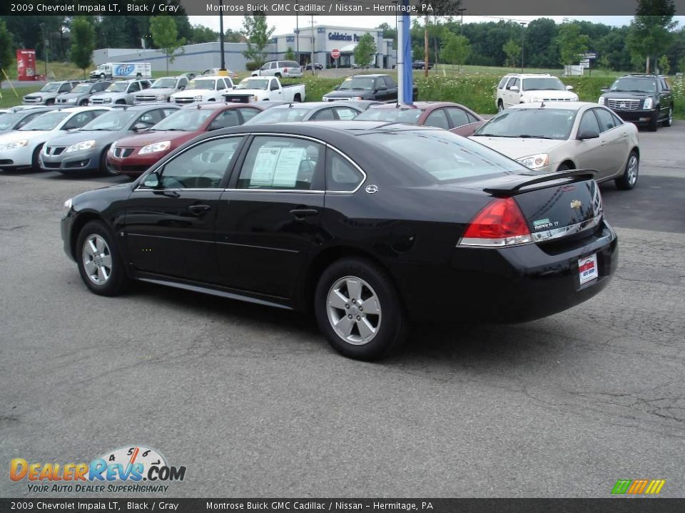 2009 Chevrolet Impala LT Black / Gray Photo #6