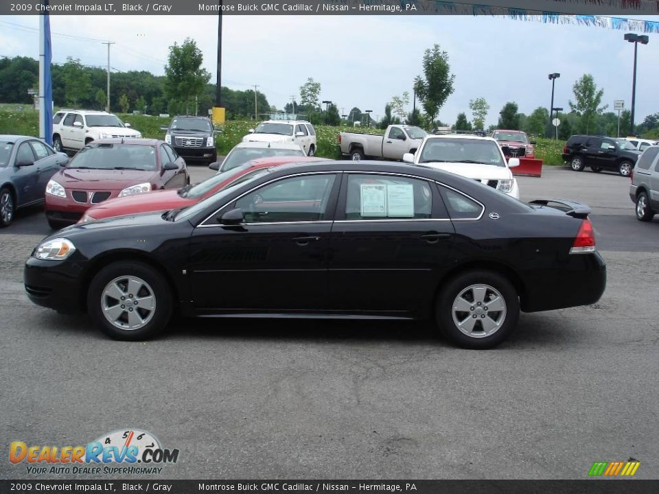 2009 Chevrolet Impala LT Black / Gray Photo #7