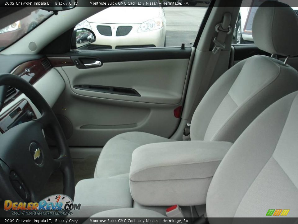 2009 Chevrolet Impala LT Black / Gray Photo #10