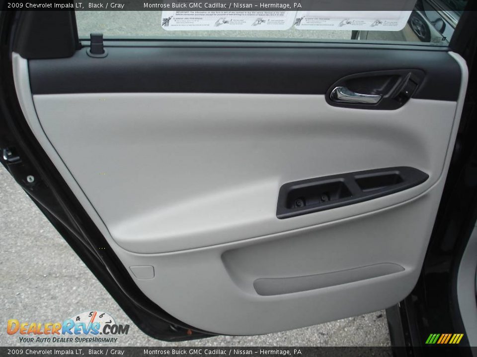 2009 Chevrolet Impala LT Black / Gray Photo #12