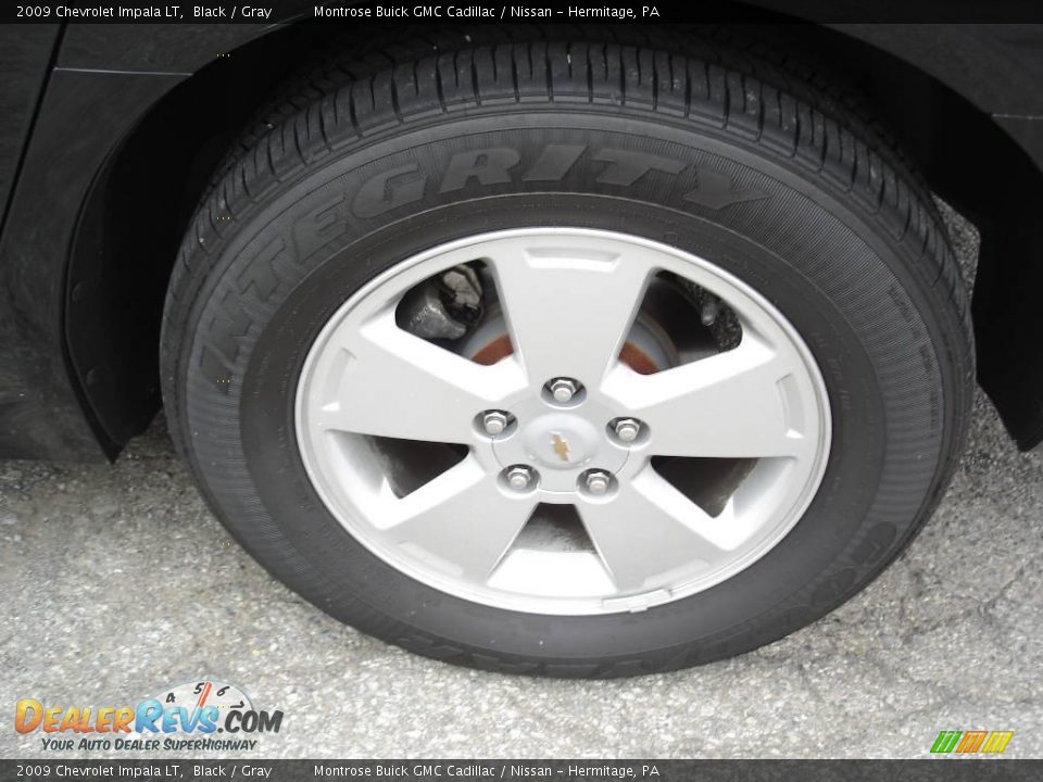 2009 Chevrolet Impala LT Black / Gray Photo #15