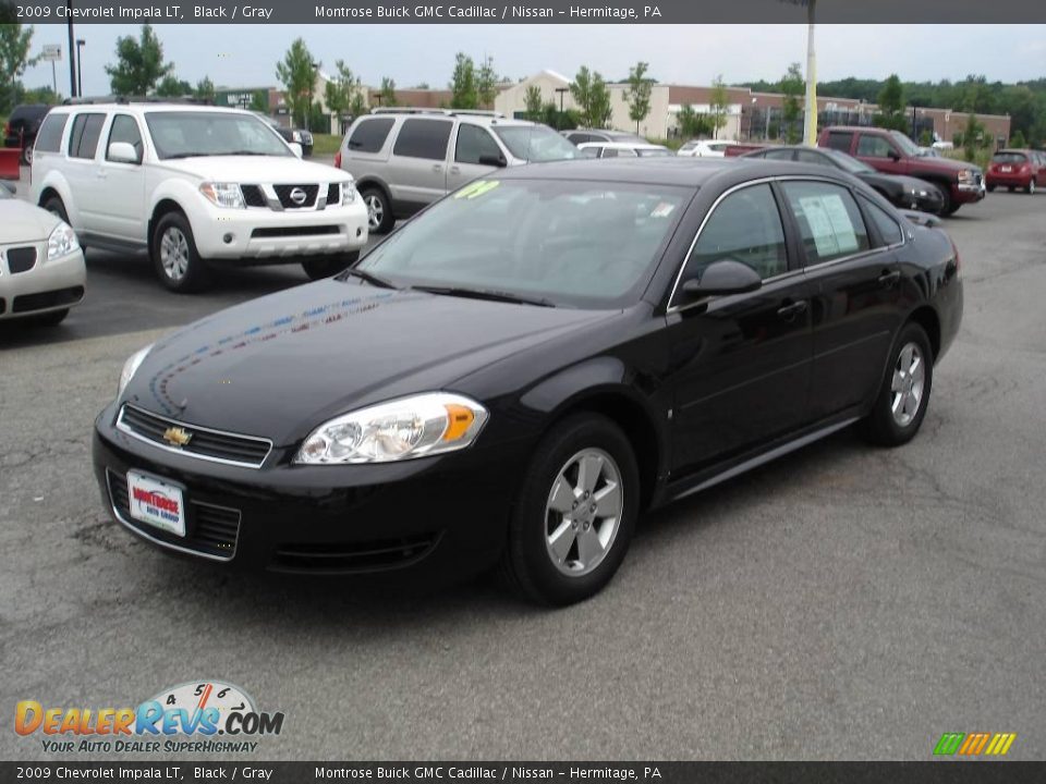 2009 Chevrolet Impala LT Black / Gray Photo #18