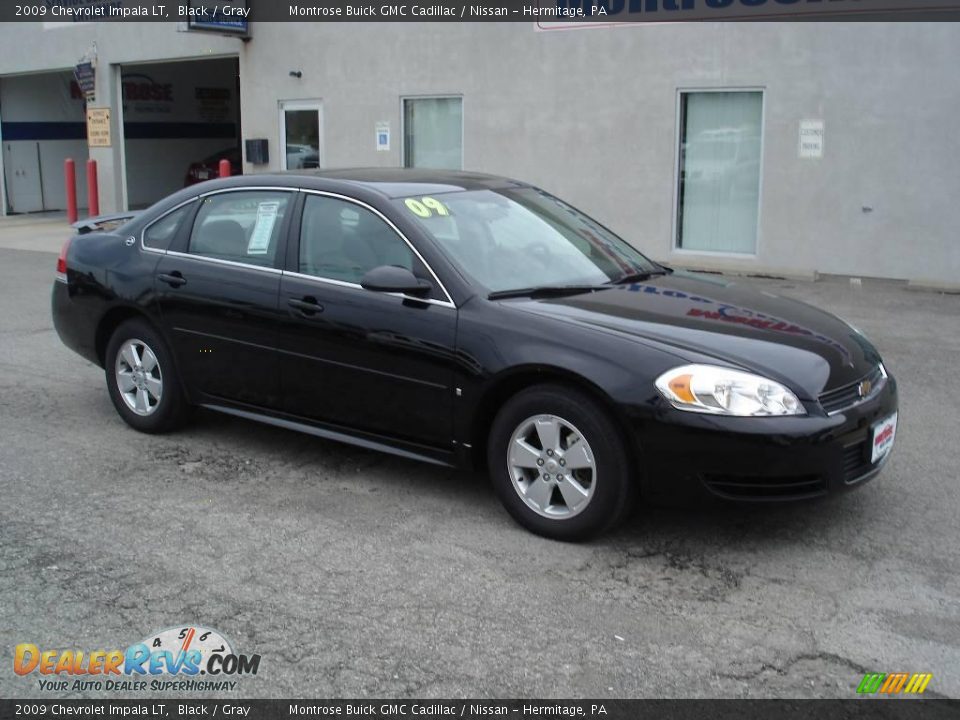 2009 Chevrolet Impala LT Black / Gray Photo #22