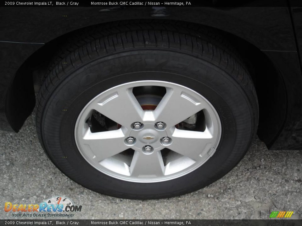 2009 Chevrolet Impala LT Black / Gray Photo #24