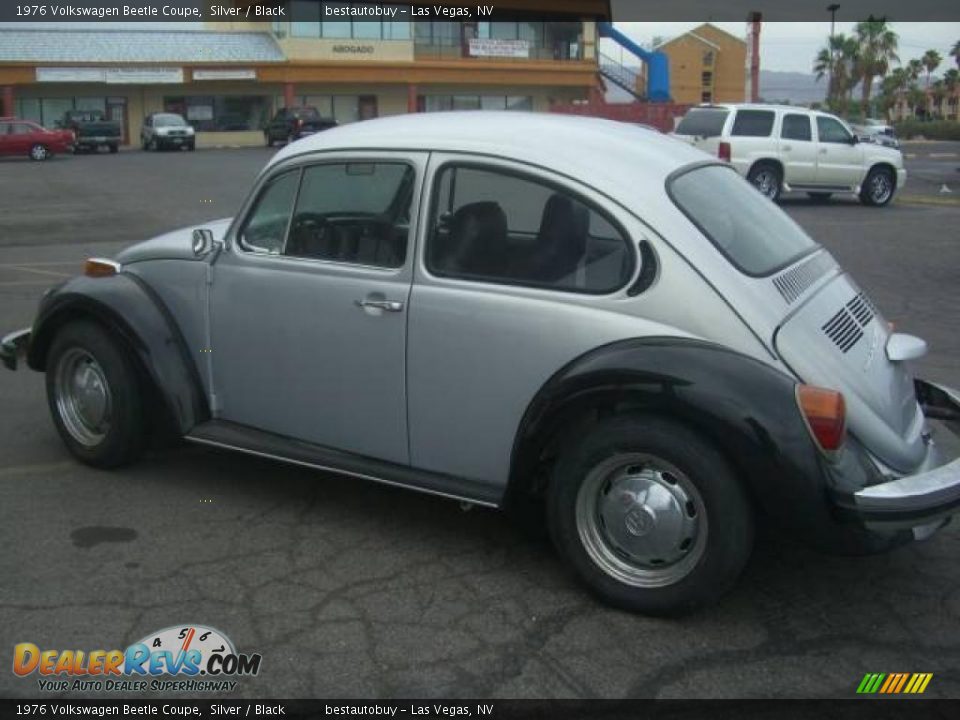 1976 Volkswagen Beetle Coupe Silver / Black Photo #3