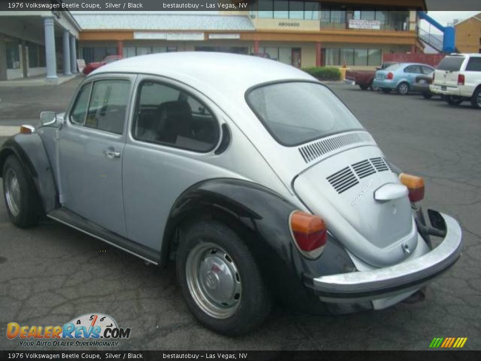 1976 Volkswagen Beetle Coupe Silver / Black Photo #4