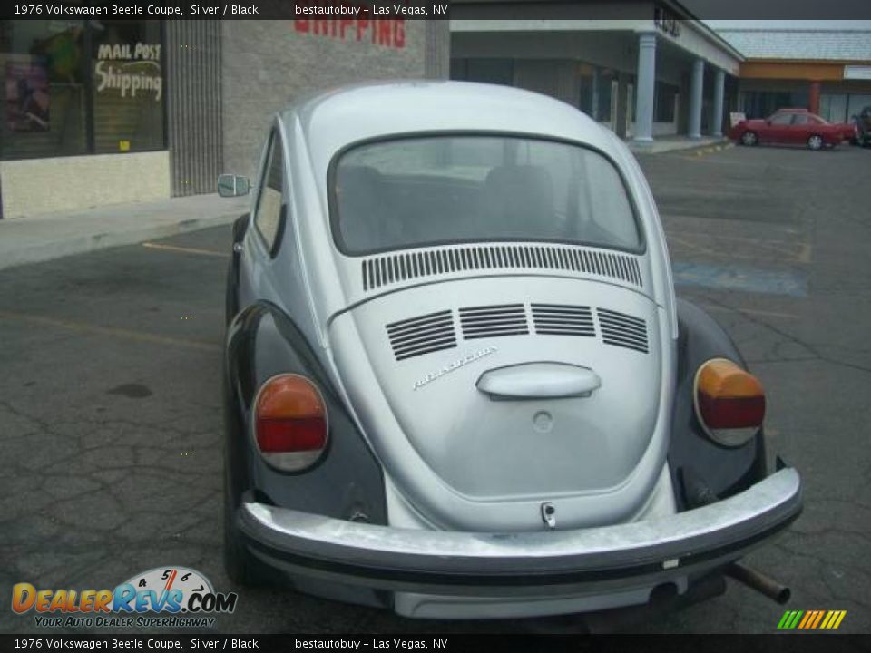 1976 Volkswagen Beetle Coupe Silver / Black Photo #5