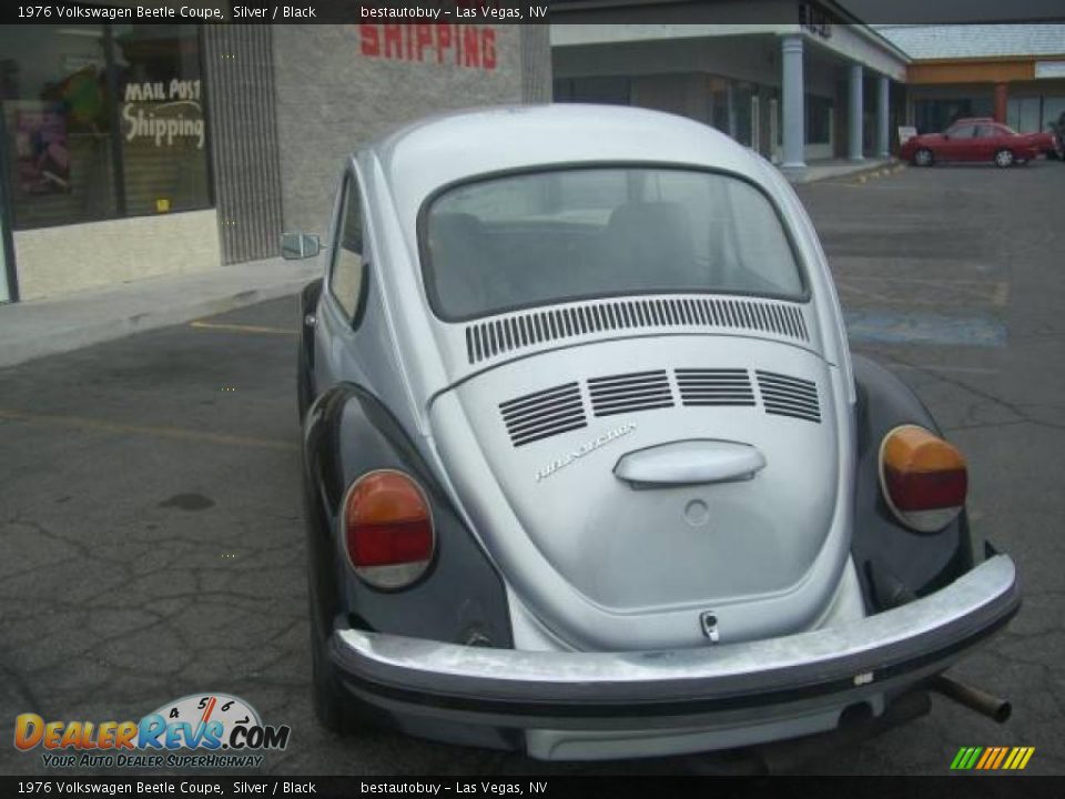 1976 Volkswagen Beetle Coupe Silver / Black Photo #6