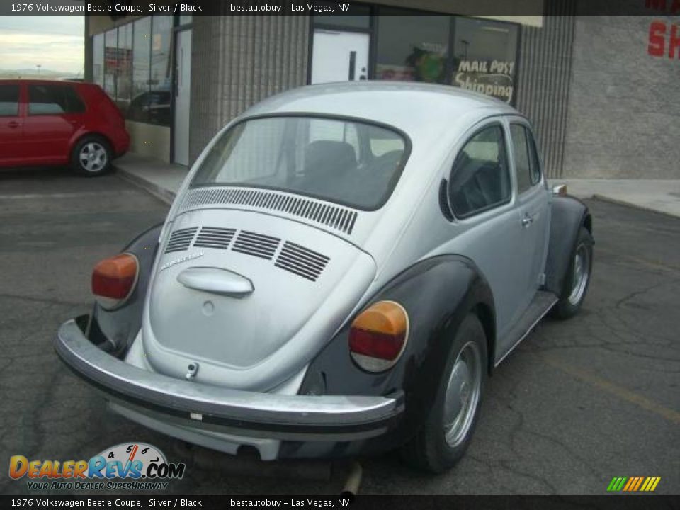 1976 Volkswagen Beetle Coupe Silver / Black Photo #9