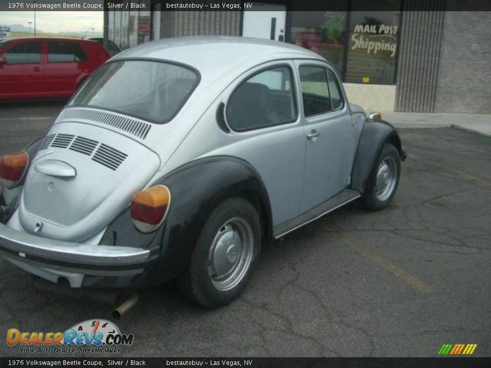 1976 Volkswagen Beetle Coupe Silver / Black Photo #11