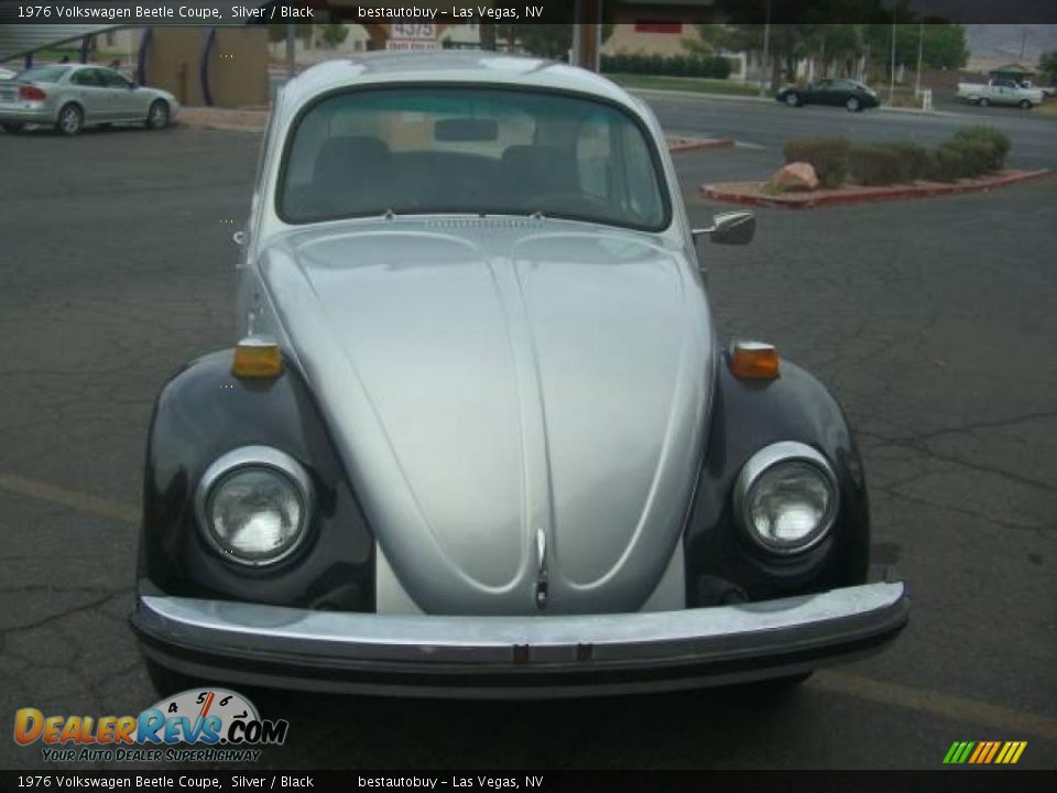 1976 Volkswagen Beetle Coupe Silver / Black Photo #14