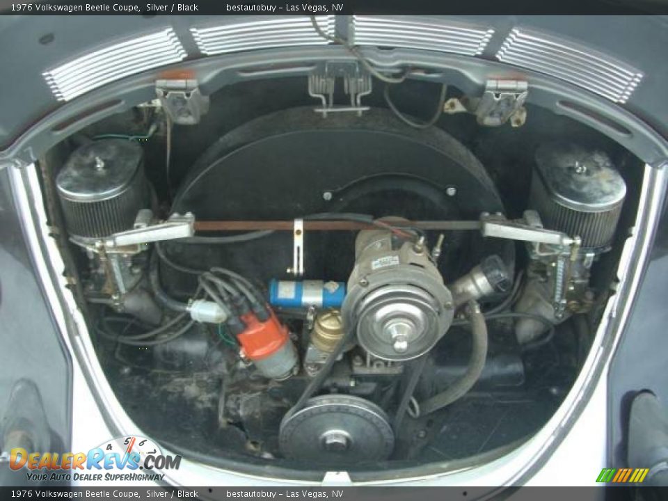 1976 Volkswagen Beetle Coupe Silver / Black Photo #21