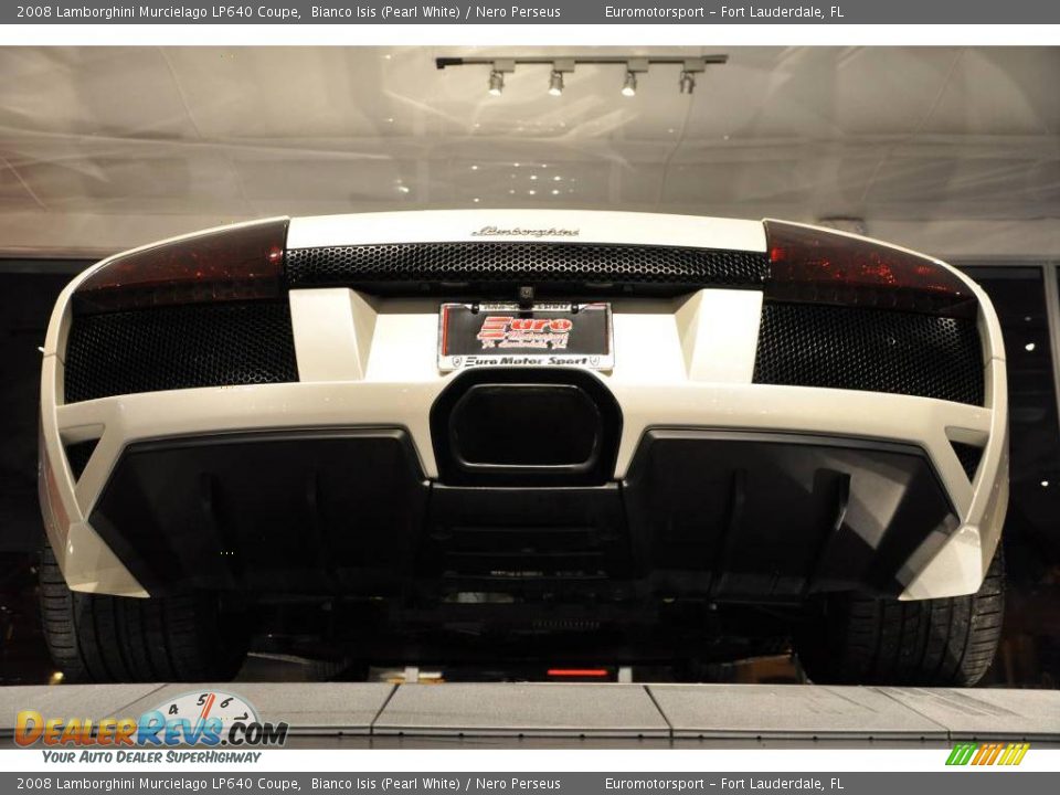 2008 Lamborghini Murcielago LP640 Coupe Bianco Isis (Pearl White) / Nero Perseus Photo #19