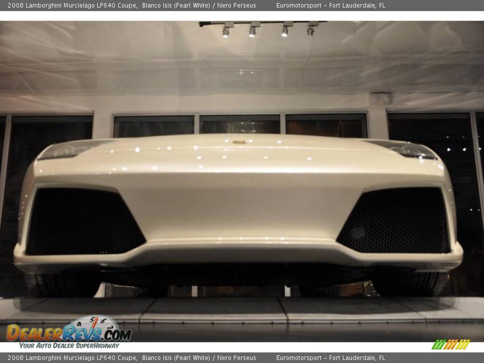 2008 Lamborghini Murcielago LP640 Coupe Bianco Isis (Pearl White) / Nero Perseus Photo #32