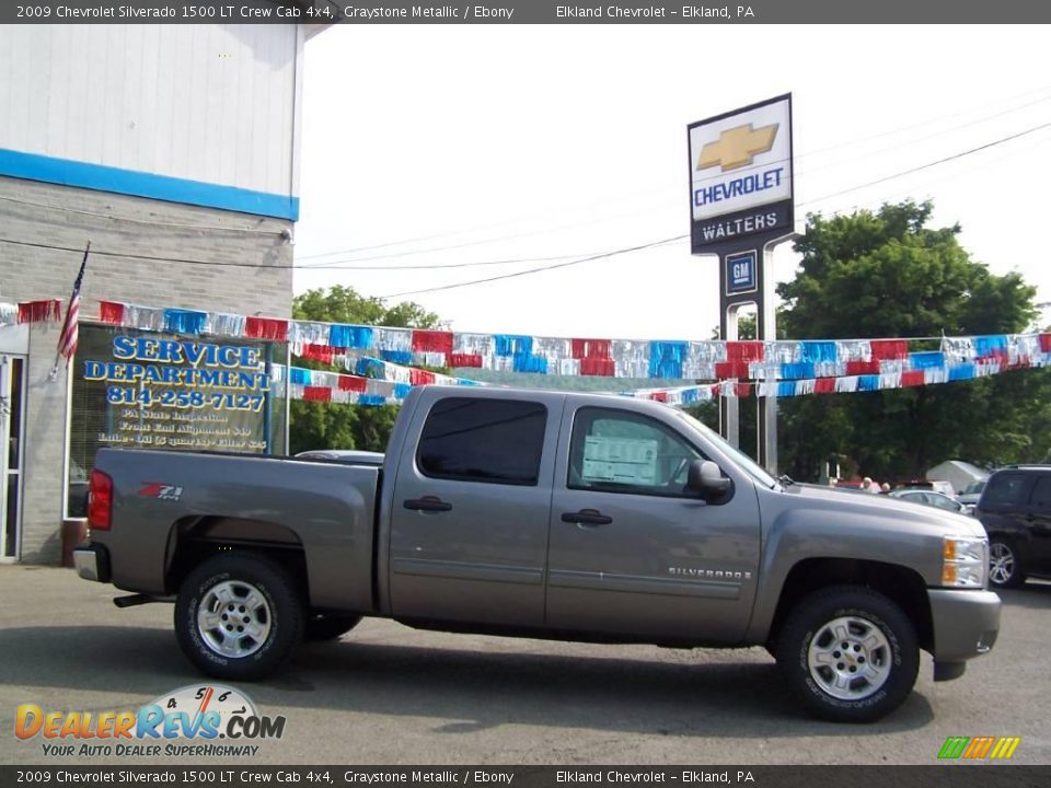 2009 Chevrolet Silverado 1500 LT Crew Cab 4x4 Graystone Metallic / Ebony Photo #1