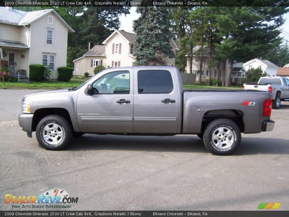 2009 Chevrolet Silverado 1500 LT Crew Cab 4x4 Graystone Metallic / Ebony Photo #4