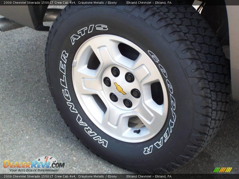 2009 Chevrolet Silverado 1500 LT Crew Cab 4x4 Graystone Metallic / Ebony Photo #9