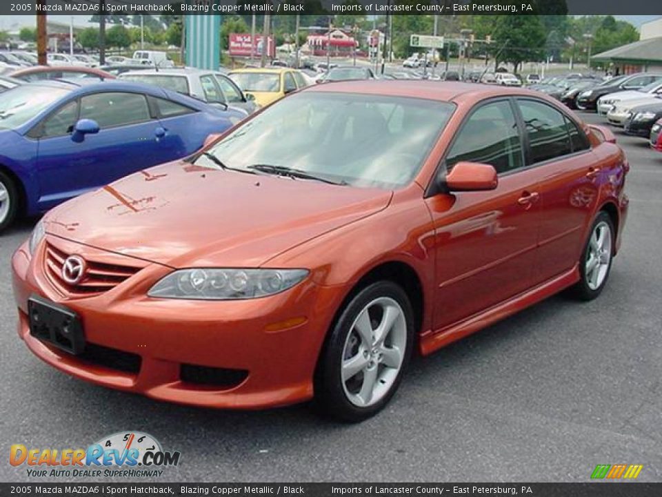 Blazing Copper Metallic 2005 Mazda MAZDA6 i Sport Hatchback Photo #3