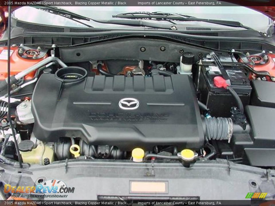2005 Mazda MAZDA6 i Sport Hatchback 2.3 Liter DOHC 16V VVT 4 Cylinder Engine Photo #10