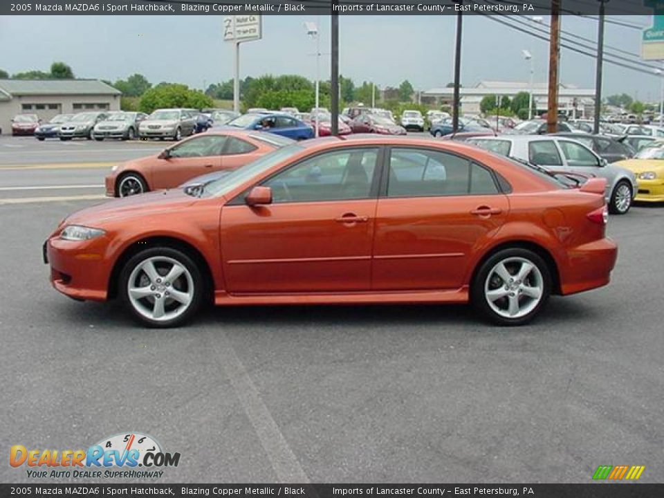 Blazing Copper Metallic 2005 Mazda MAZDA6 i Sport Hatchback Photo #11