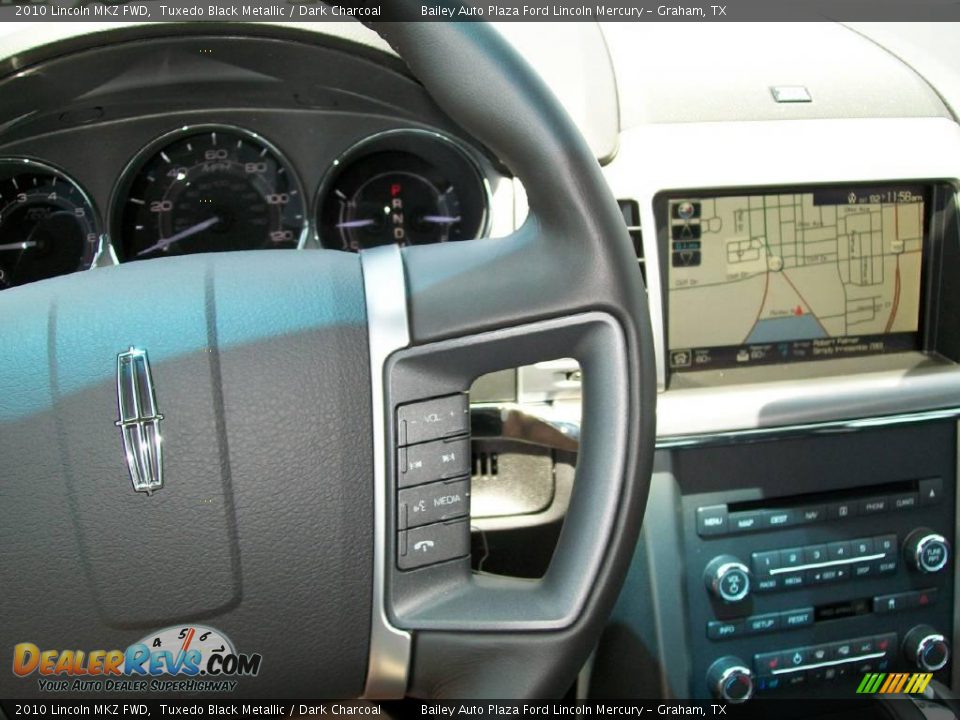2010 Lincoln MKZ FWD Tuxedo Black Metallic / Dark Charcoal Photo #3
