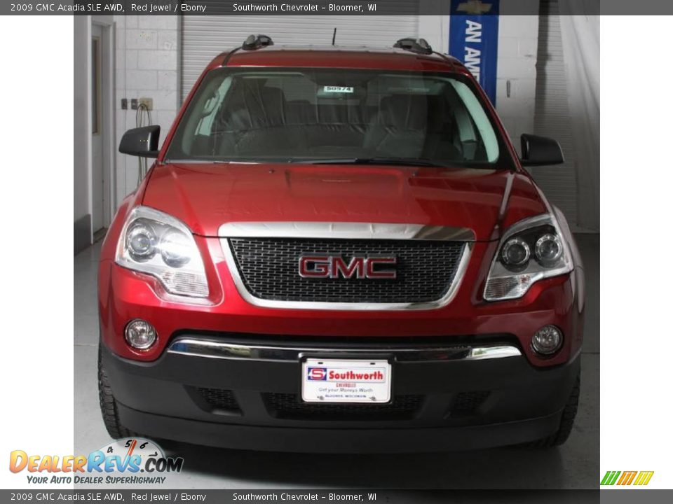 2009 GMC Acadia SLE AWD Red Jewel / Ebony Photo #2