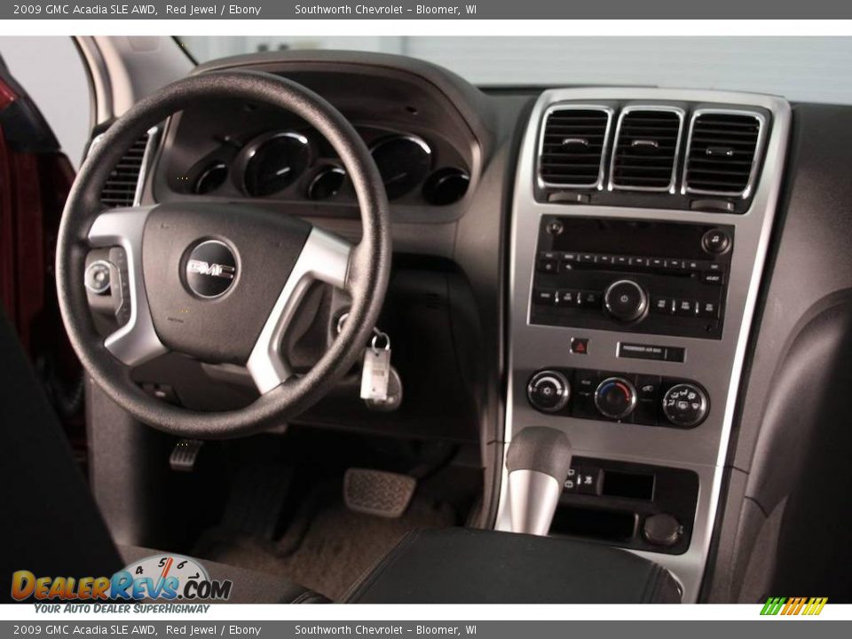 2009 GMC Acadia SLE AWD Red Jewel / Ebony Photo #6