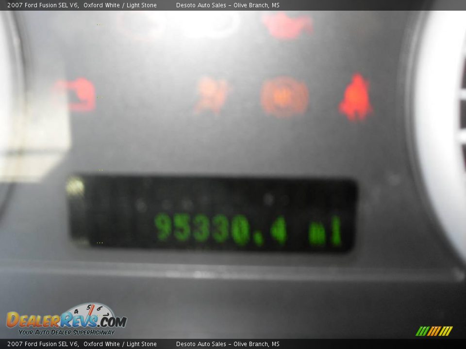 2007 Ford Fusion SEL V6 Oxford White / Light Stone Photo #9