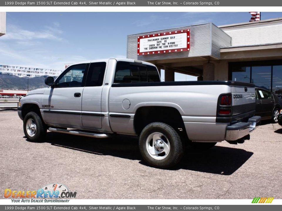 1999 Dodge Ram 1500 SLT Extended Cab 4x4 Silver Metallic / Agate Black Photo #5