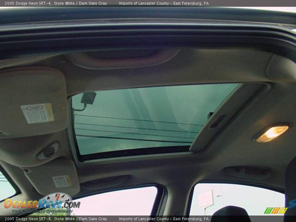 2005 Dodge Neon SRT-4 Stone White / Dark Slate Gray Photo #12